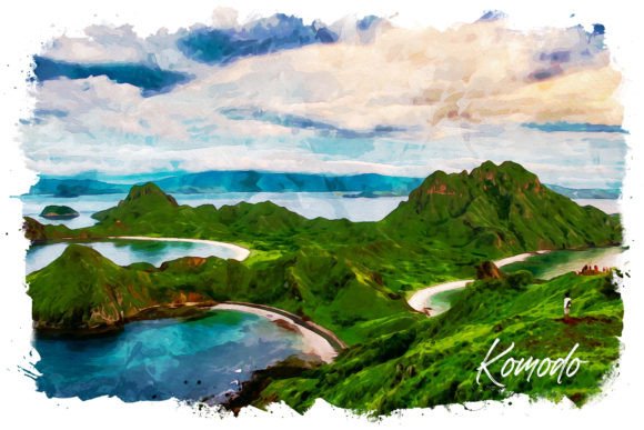 Komodo Watercolor Poster: A Designer's Review