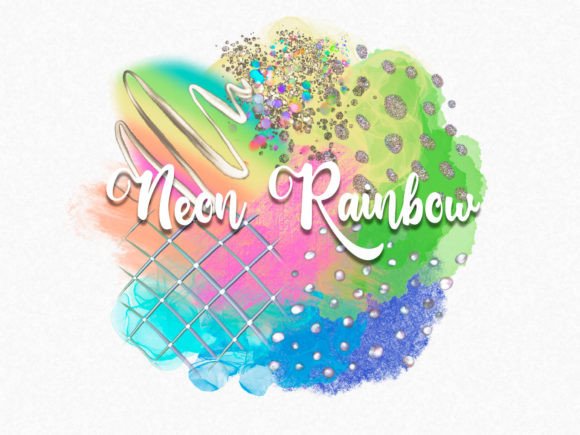 Paste Watercolor Abstract Shapes Clipart & Illustrations