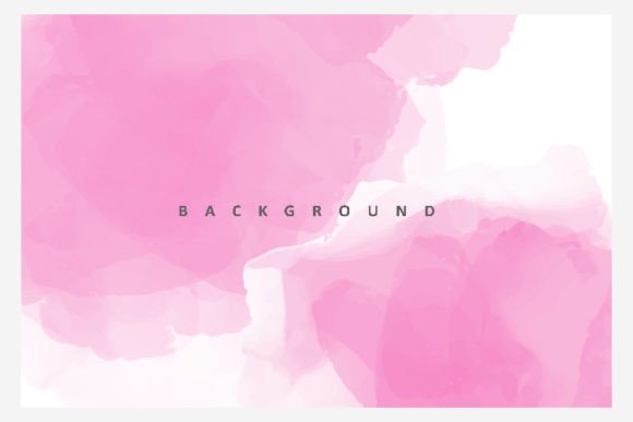 Pink Watercolor Background Design & Illustrations