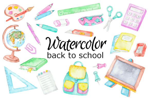 Watercolor Clipart Back to School: A Designer's Review
