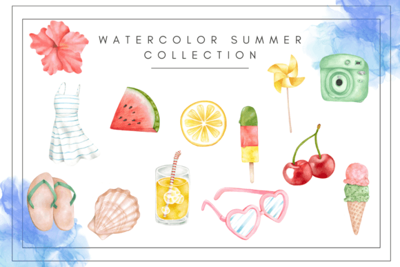 Watercolor Summer Clipart, Ice Cream: A Designer's Review